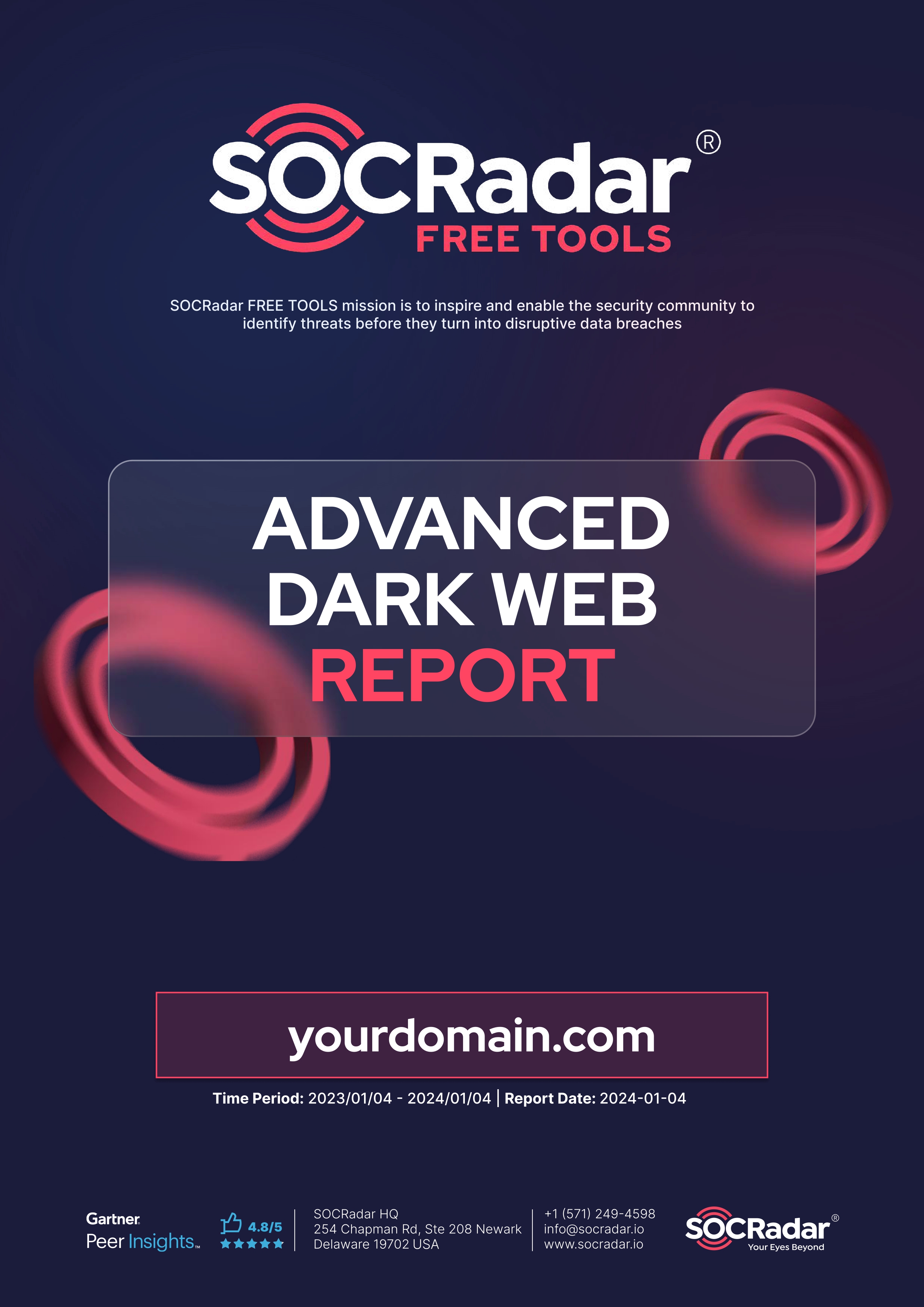 Sample Dark Web Report Preview